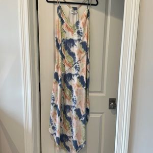 Lush tyedye maxi dress size large